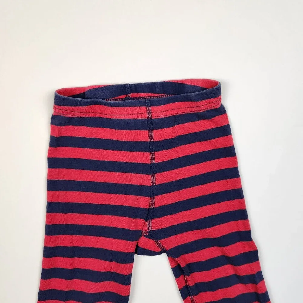 Hanna Andersson Red Blue Stripe Organic Cotton Pajama Pants sz US 4 100cm